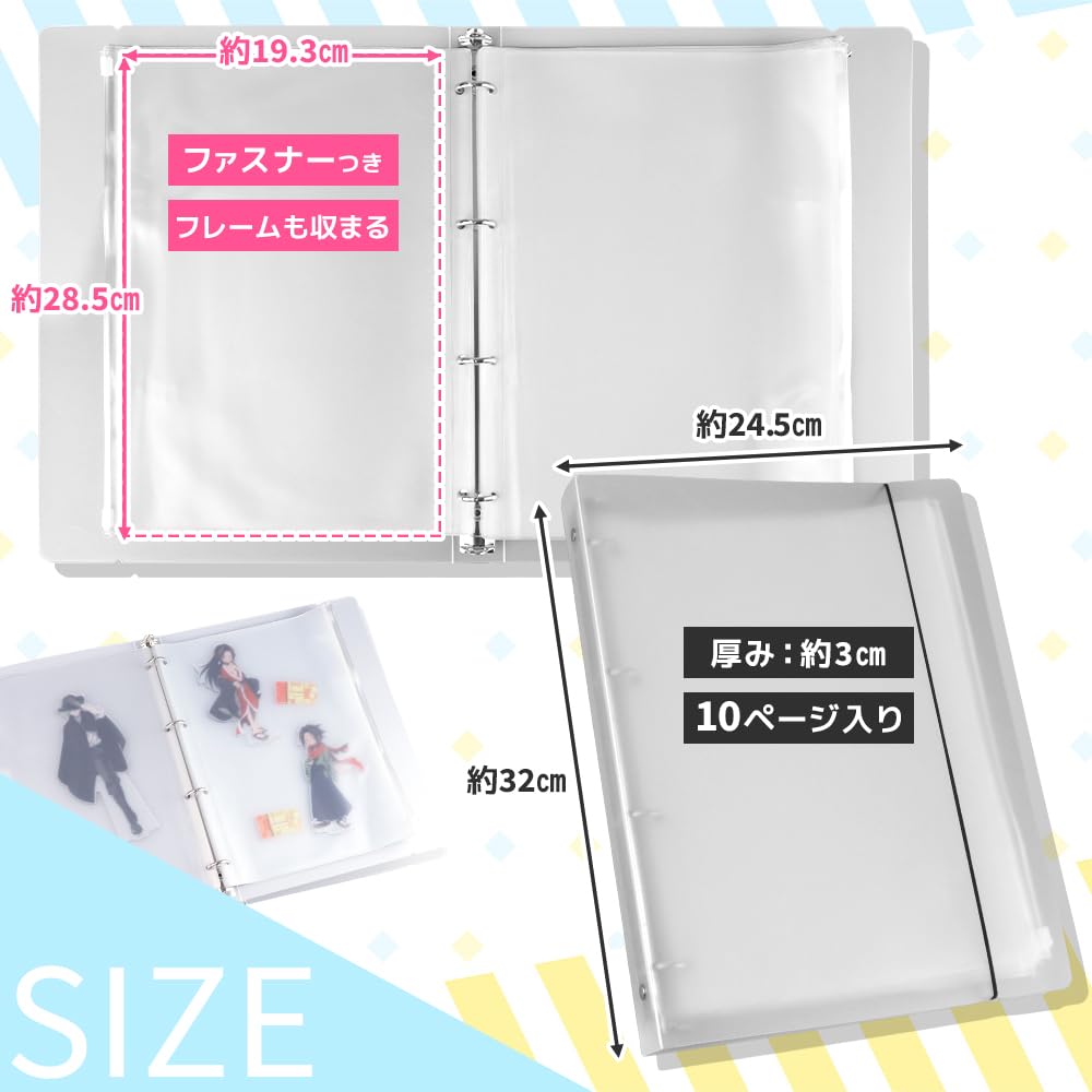 In Our Oshikatsu Goods Acrylic Stand Storage Holder for Acrylic Stands and Files A4 [Featured Special!] (10 Size)