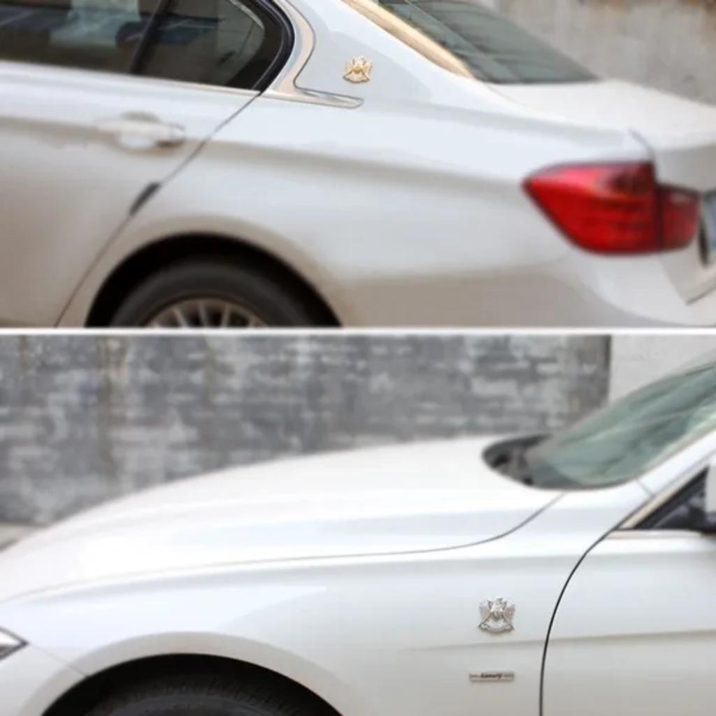 3D Metal Eagle Car Decals, 1Pcs Car Side Rear Trunk Emblem Badge Sticker Decals for Car M/ercedes Mu/stang C/hevrolet N/issan for Car Jaguar