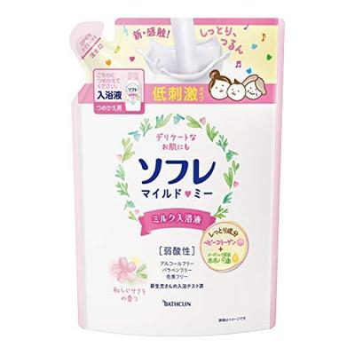 Sofre Mild Me Milk Bath Liquid успокаивающий аромат сакуры сменный блок 600 мл x 8 шт. набор