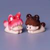 Cartoon Style Miniature Animal Figurine DIY Craft Mini Animal Model Resin Animal Model  Cake Topper