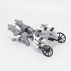 Building Block Wolf Chariot Medieval Weapon Ancient Three Kingdoms Scene Assembly Toy Model Ornament