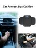 Ice Silk Car Black Armrest Storage Bag with Height Adjustment For VW Scirocco Jetta Beetle Golf Passat GTI Tiguan Sharan Touran kj2