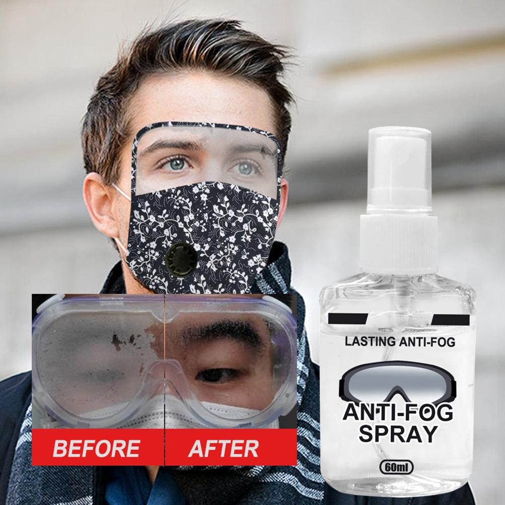 Anti Fog Spray Eyeglass Lens Cleaner Long Lasting Defogger for Glasses Goggles Ski Masks Mirrors