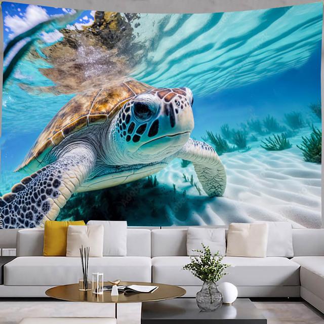 Гобелен с животными, настенный гобелен для спальни, лев, тигр, жираф, лиса, гобелены, декор для гостиной, эстетический декор, искусство хиппи