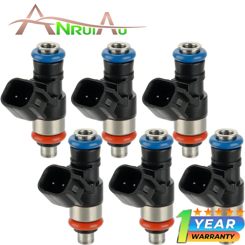 For Ford Edge Explorer F-150 Flex Mustang 3.5L/3.7L V6 Lincoln Continental MKS MKT MKX MKZ 6PCS Fuel Injectors 0280158191 FJ1116