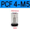 PCF Pneumatic Quick Push-in Tube Fitting Female Thread Straight Connector 04/6/8/10/12-M5/01/2/3/4