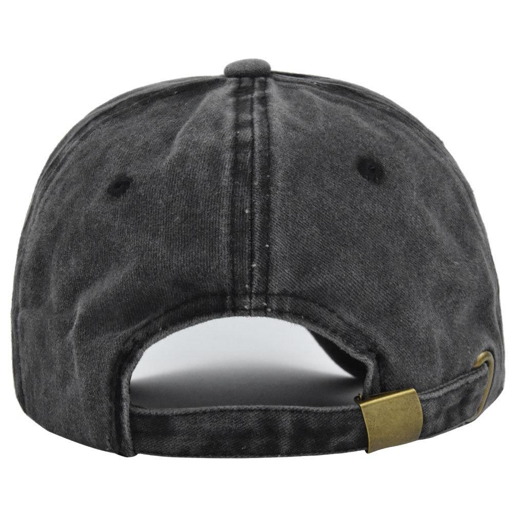 Бейсболка из стираного хлопка, солнцезащитная кепка с козырьком, винтажная шляпа от солнца, лето