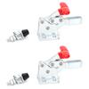 2Pcs Welding Toggle Clamp Horizontal Fixture Elbow Compressor Quick Release Hand Tool GH?13005