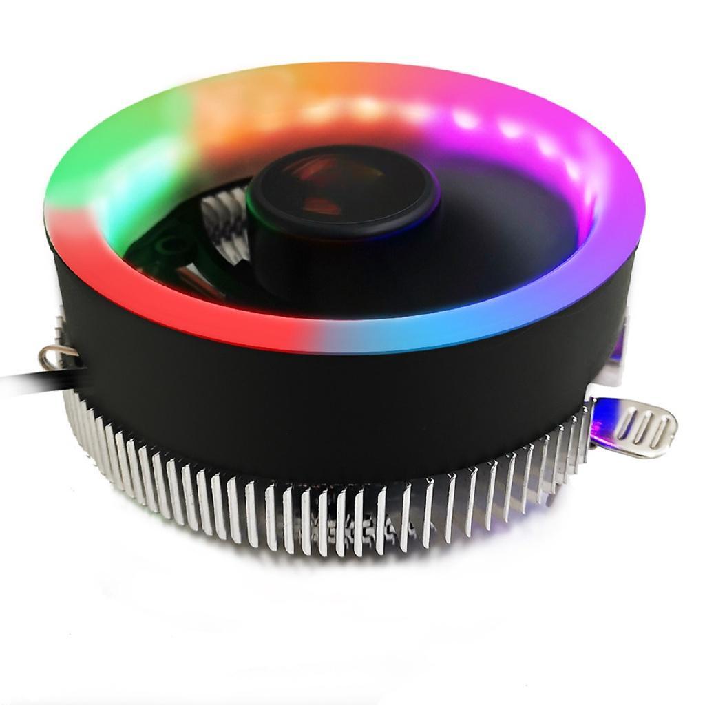 4 Вт RGB LED кулер для охлаждения процессора 12 В Тепловые трубки Радиатор Для Intel 775/1366/1156 AMD AM2+/AM3/AM3+