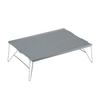 Уличный складной стол Портативный из алюминиевого сплава Мини Легкий стол для пикника для кемпинга Барбекю Серый