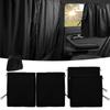Car Curtains Light Blocking Car Window Shades Car Privacy Curtains UV Protection Car Accessories for Sedan for Sleeping Camping