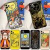 Чехол для телефона Apple iPhone 16 15 14 13 11 12 Pro Max Mini XR 15 16 Plus 16e с изображением карты Таро "Солнце" Защитная крышка