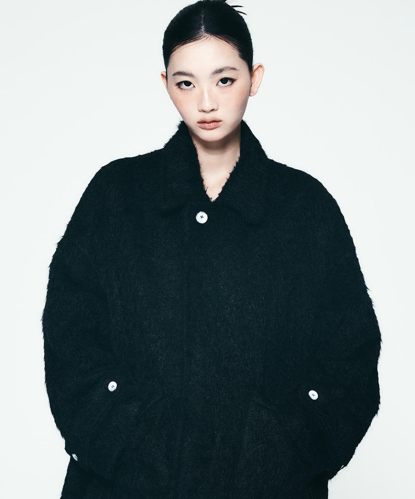 SOIFUCAN Comfy Loose Fit Soft Touch Duffle Coat