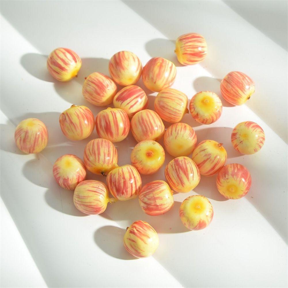 50pcs Mini Artificial Foam Fruits Handicrafts Fruit Model Fake Fruits  Fruit Prop Teaching