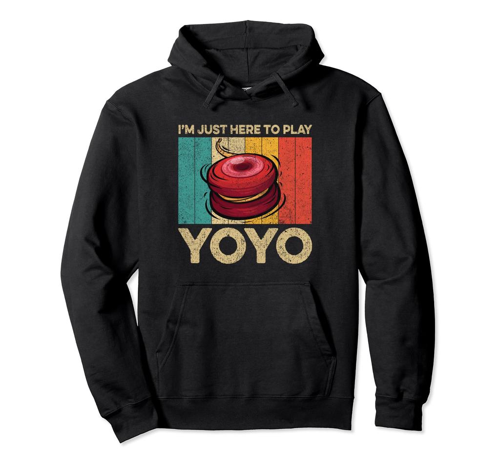 I Came To Play Funny Vintage Hoodie Yo-Yos Yo-Yo