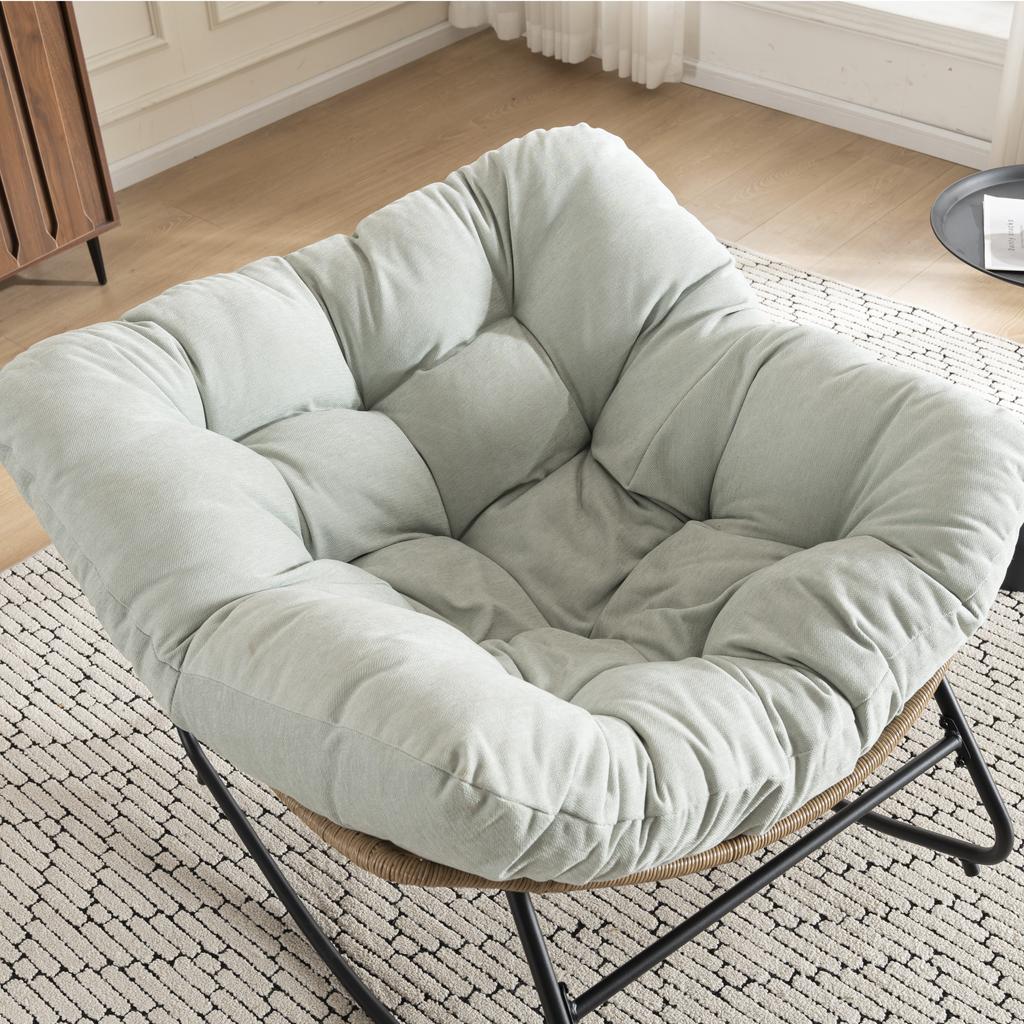 Rocking Chair, Chenille Upholstered Accent Chair, Modern Rocking Chair for Children's Room for Living Room, Bedroom, Apartment