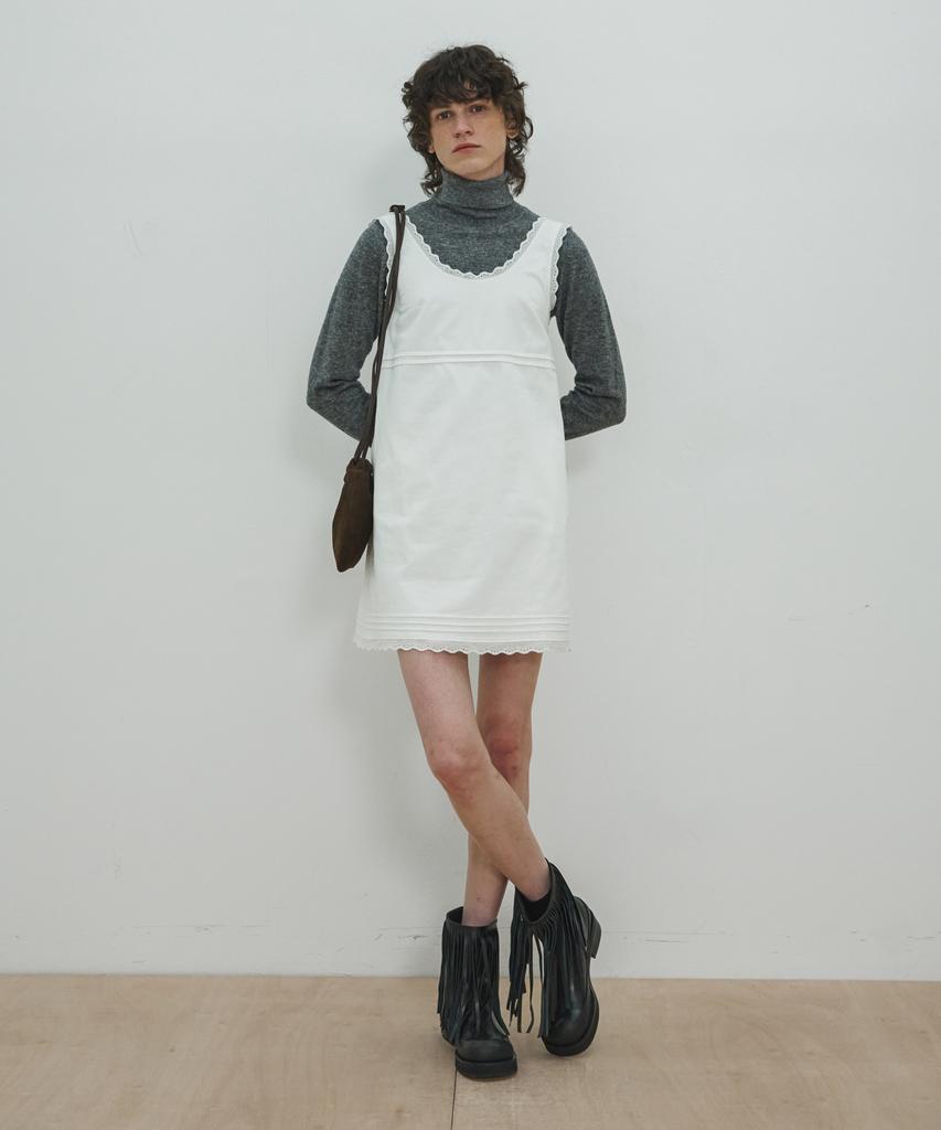 Moon Sun Mj Cotton Lace Dress / White
