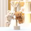 Bear Cuter Plush Doll With Super Soft Short Pile For Dolls And Bag Pendant