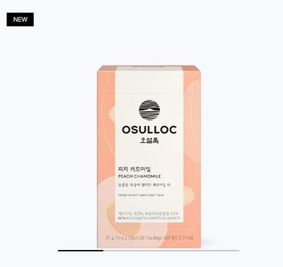Osulloc Персиковый ромашковый чай – успокаивающая травяная смесь