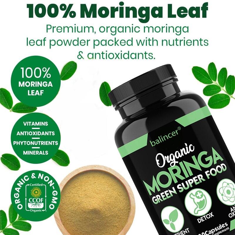 Organic Herbal Extracts Capsules, 500 Mg, 120 Count Per Bottle, Gluten-Free