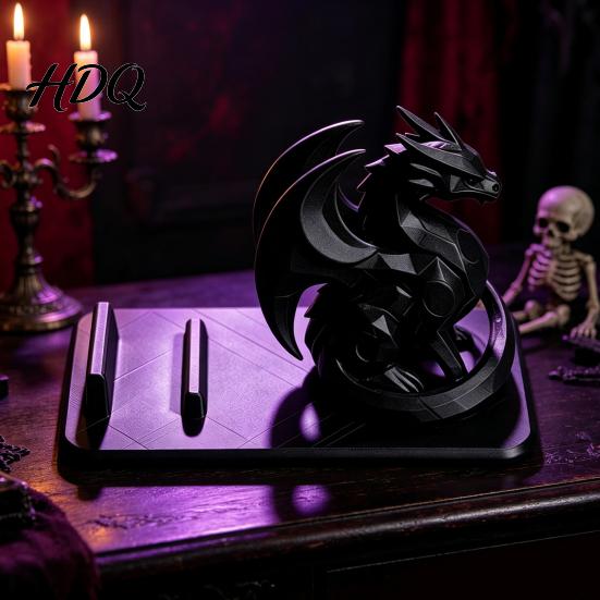 Крутые настольные аксессуары 3D-печатный держатель для телефона-дракона Готические Уникальные Хэллоуинские украшения Держатель Универсальный мобильный органайзер для
