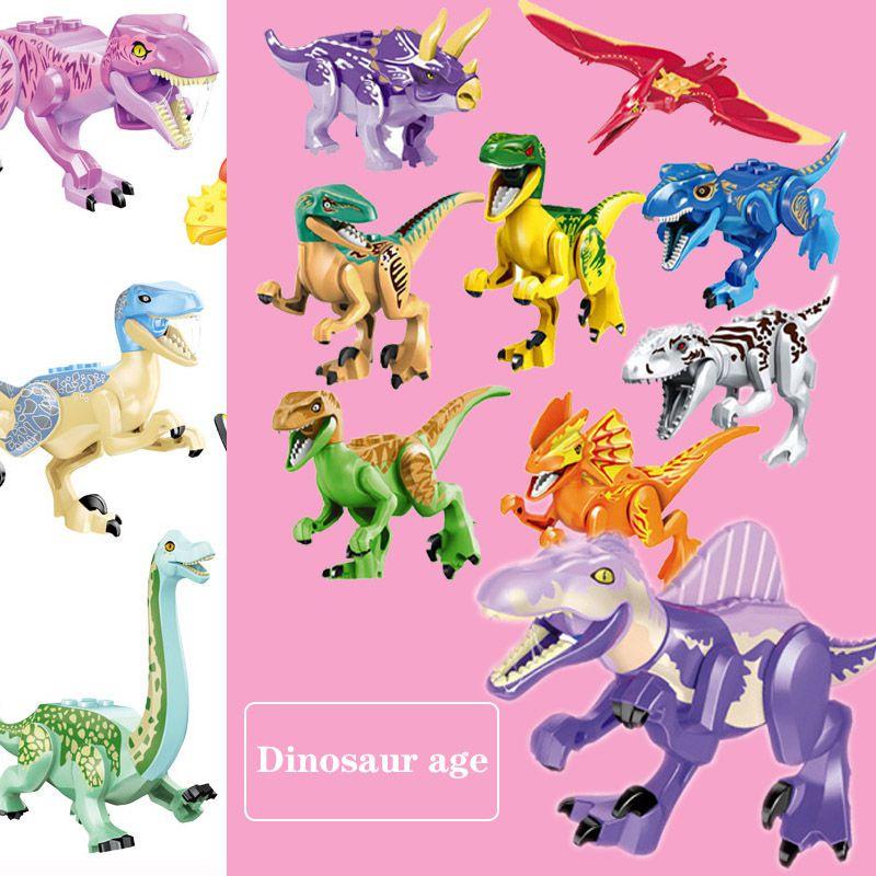 Abs Jurassic Dinosaurs Building Blocks With Adorably Detailed Figures**