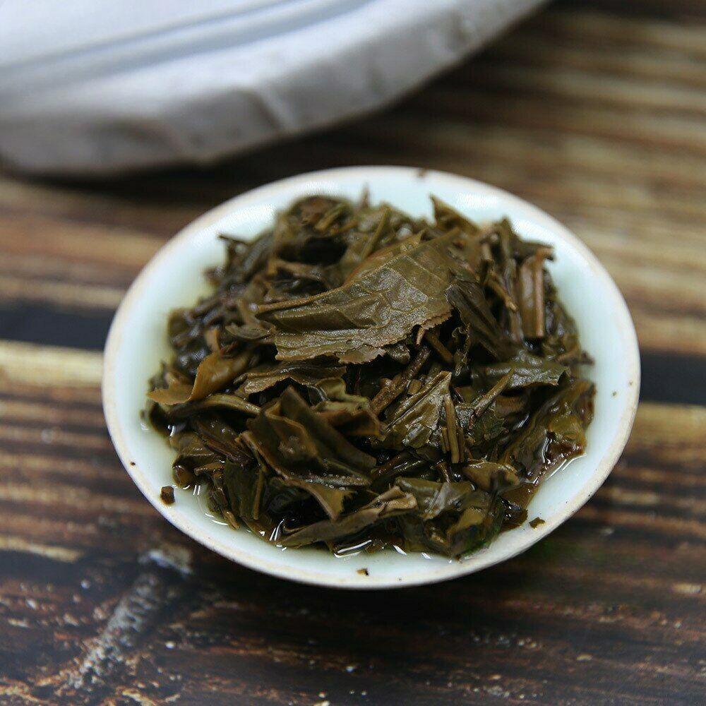 Высококачественный выдержанный чай пуэр Сягуань, верхний железный пирог Гао Юань Чэнь Шэн Пуэр 357 г