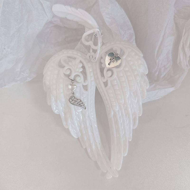 Подвеска-брелок Универсальные крылья ангела Подвеска для сумки Для мужчины женщины Изысканное украшение для рюкзака Аксессуары Подарки