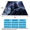Uchiha Sasuke Printed Flannel Blanket, soft throw for bedroom sofa, washable, Christmas present, great gift.