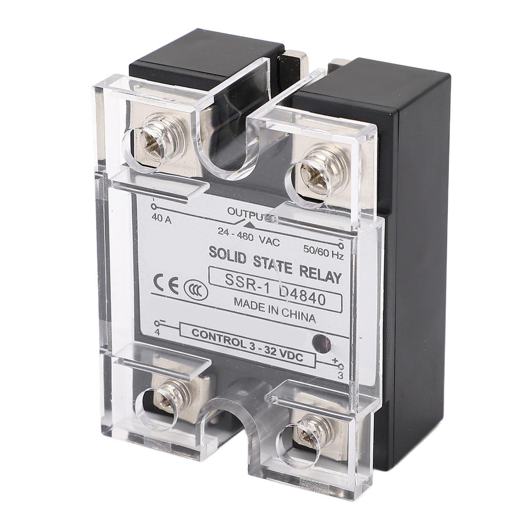 Твердотельное реле SSR промышленные системы 40A DC в AC 24‑480V для станков с ЧПУ упаковочных машин