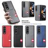 Противоударный чехол с отделением для карт для Samsung Galaxy Z Fold 4 Fold3 Fold4 Fold 3 2 Fold2 Роскошные кожаные защитные чехлы