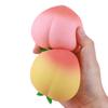 1/2Pcs Anxiety Relief Peach Squeeze Toy Realistic Peach Shaped Fidget Toy Anti-stress Decompression Simulation Fruit Sensory Slow Rising Stress