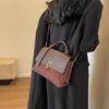 Сумки высокого качества Женская осенне-зимняя однотонная универсальная сумка через плечо в ретро-стиле для меньшинства, сумка-кроссбоди для поездок на работу CLE