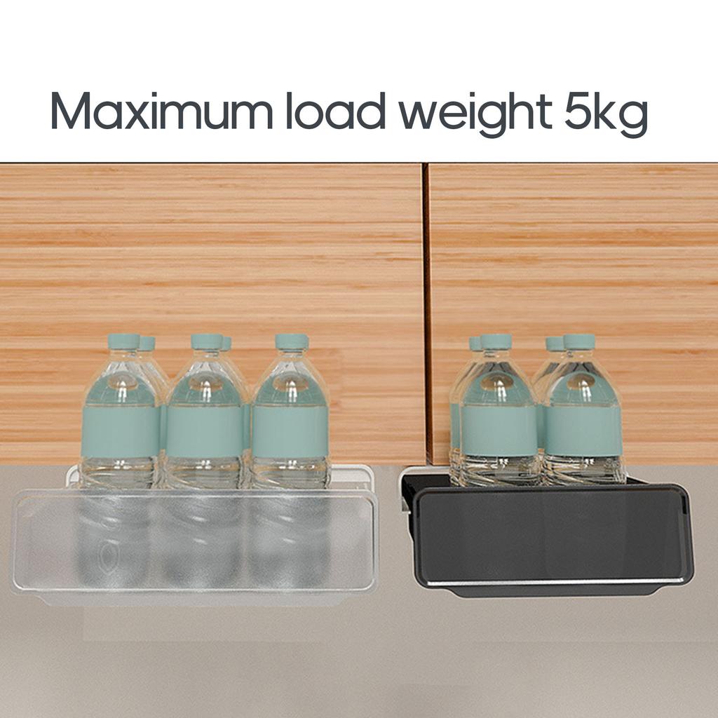 Under Desk Invisible Drawer Stationery Organizer Dormitory Desk Space-saving Storage