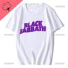 Мужские и женские футболки с рок-музыкой Black Sabbath, хлопковые топы, забавная футболка с коротким рукавом и круглым вырезом, идея для подарка