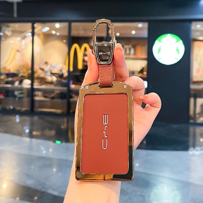 Compatible with BYD & Qin cards, Seagull NFC Dolphin, Song Pro/Plus keychains; full metal case.