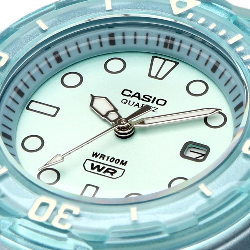 Casio Аналоговые часы LRW -200HS-2EV / -200HS-7EV Женские/Детские Дешевые Casio Прозрачные/Прозрачные Бирюзовые Зарубежная Модель [Параллельный Импорт]