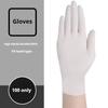 100 шт одноразовые перчатки ПВХ неопудренные высокоэластичные нитриловые резиновые бытовые наружные защитные перчатки из нитрилового каучука пищевого класса