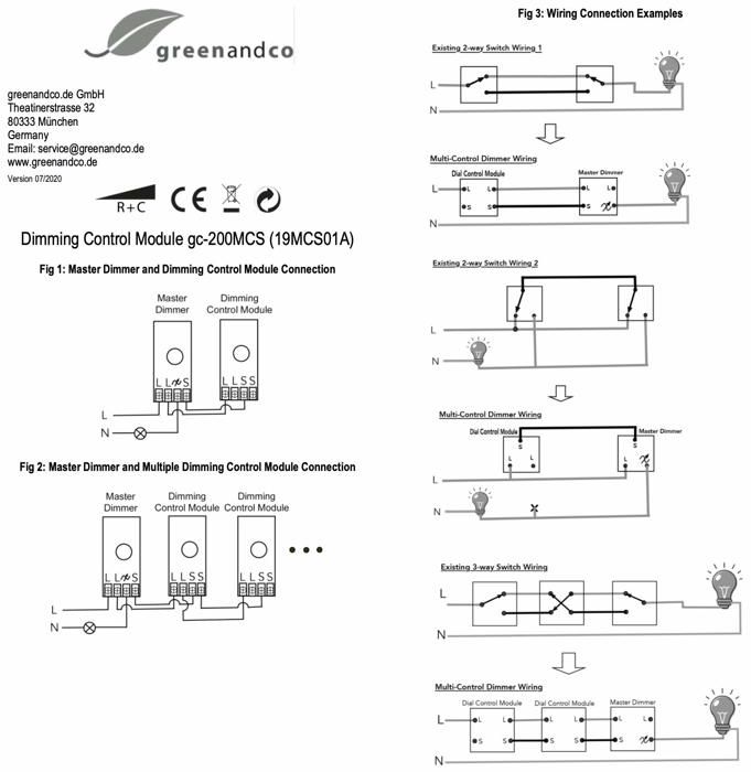 Variateur Greenandco - gc-200MCS (19MCS01A)