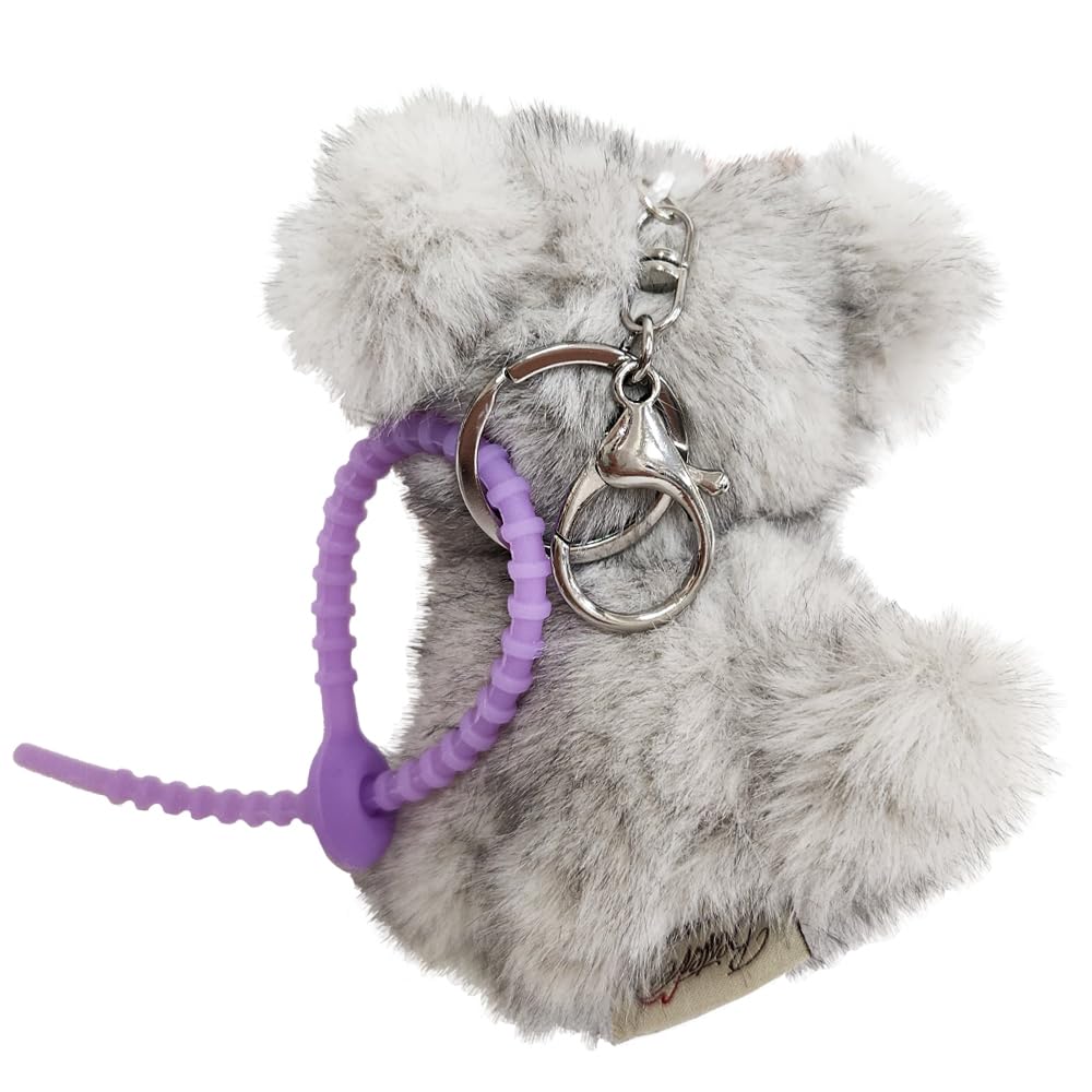 BESTEVER Furries Plush Keychain Bag Charm Schnauzer Dog 46262