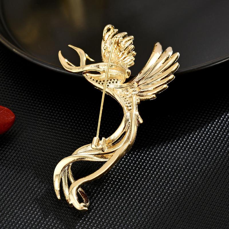 National Style, Elegant Temperament, Phoenix Arrival, Classic Luxury, Classic Coat Brooch, Elegant Coat Accessories