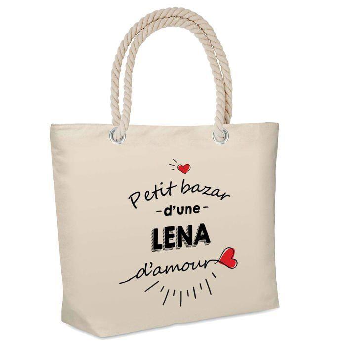 Sac isotherme - PLANETEE - Bazar d'une Lena d'amour - Coton - Grande contenance - Imprimé en France