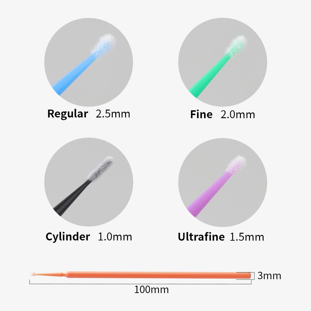 100Pcs/Bottle Dental Disposable Micro Brushes Applicators Micro Brush Dentistry Odontologia Extension Tools Dentistry Materials