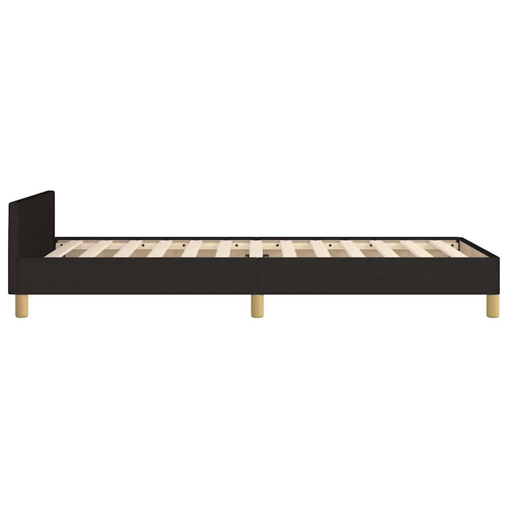 Vidaxl Rama Łóżka Bez Materaca Czarna 90X190 Cm Tkanina