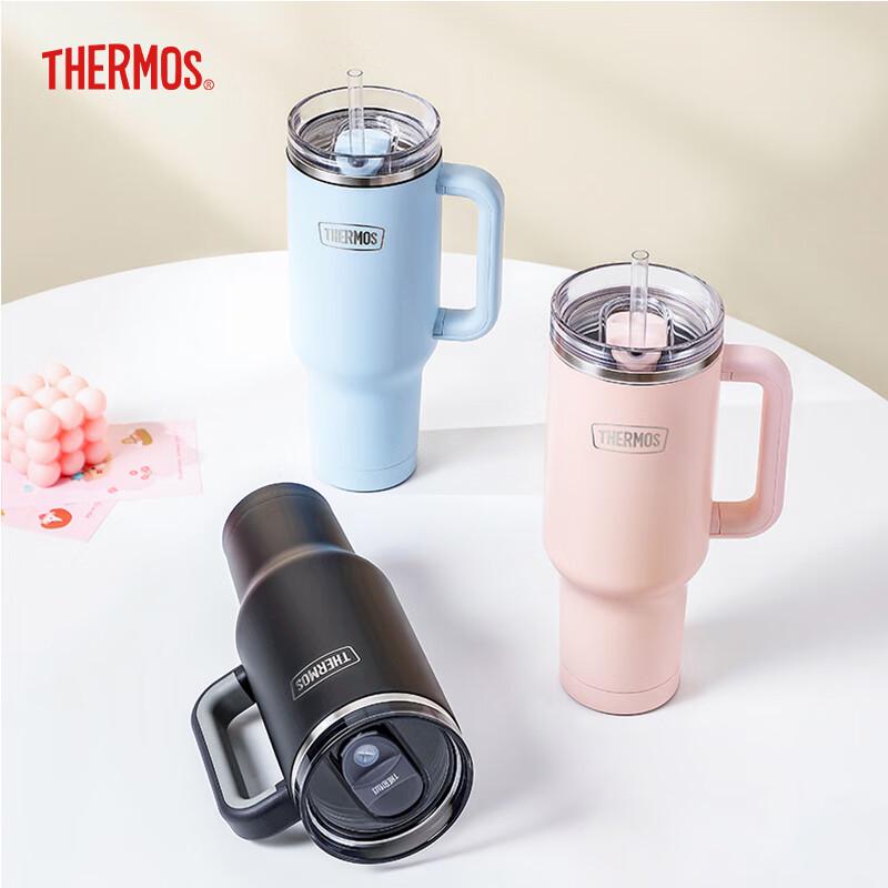 THERMOS 1.25L Stainless Steel Straw Tumbler