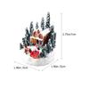 Christmas House Decoration Lighted Small House Model Christmas Table Ornament