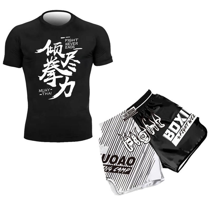 Martial Arts Shorts Muay Thai Boxing MMA Training Gym Combat Sports Unisex Quick-Dry Fighting Pants