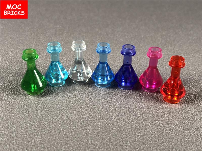 Набор MOC Кирпичи DIY Одно отверстие Микроскоп Медицинская Фигурка Химическая Колба Образовательные Строительные Блоки Игрушки Подарки для Детей