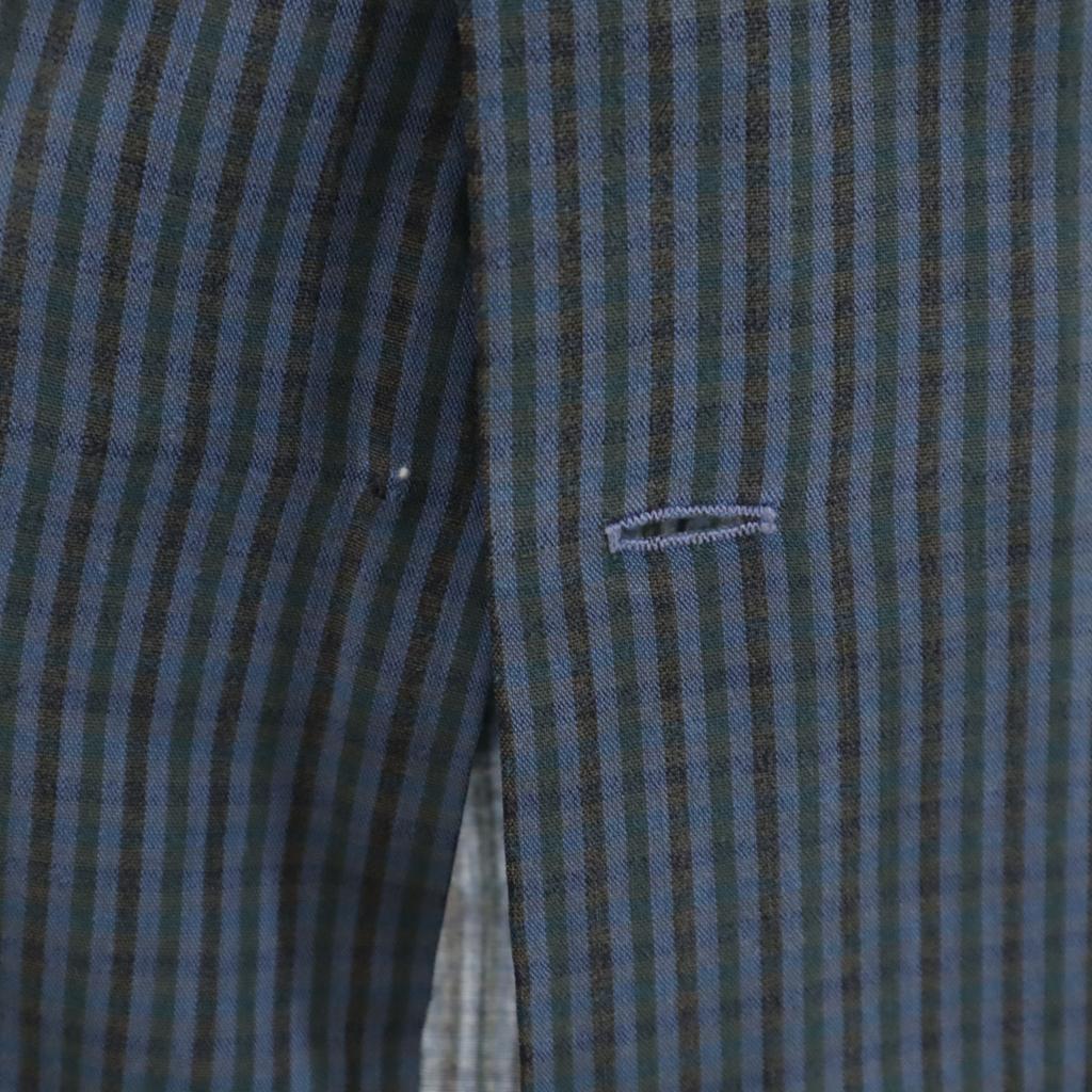 McGregor Винтажная рубашка 60-х годов, сделано в США, клетчатый узор, короткий рукав, открытый воротник, мужская, б/у