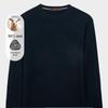 TRIES Men's Round Neck 100% Wool Pullover Sweater